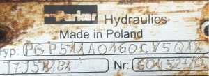 Pompa hydrauliczna zębata Parker PGP511A0160CV5Q1XJ7J5B1B1