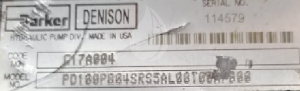 Śruba panewki kołyski  do pompy hydraulicznej  do pomp hydraulicznych Parker Denison PD100PB04SRS5AL0
