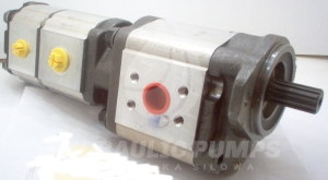 Pompa hydrauliczna zębata dwusekcyjna Parker PGP517B0330CD1H2MN3N2S + 511B0170XH4H2S + 511A0060XH2H1B1B1PGP517330/PGP511170/060C  PGP517B0330CD 1H2MN3N2S-511 B0170XH4H2S-51 1A0060X  3339531036