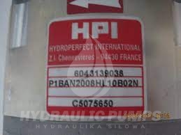 Pompa hydrauliczna zębata HPI P1BAN2008HL10B02N    P1 BAN 2008 HL 10 B02N      P1-BAN-2008-HL-10-B02N    6043139038  C5075650 