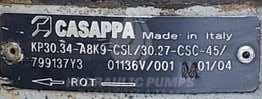Pompa hydrauliczna zębata czterosekcyjna Casappa   799137Y3     KP30.34-A5K9-CSL/30.27-CSC-45/PLP20.16/20.16 D/FS-L-N    KP30,34-A5K9-CSL/30,27-CSC-45/PLP20,16/20,16 D/FS-L-N