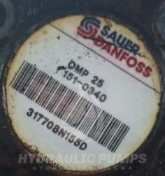 Silnik hydrauliczny Sauer Danfoss OMP25 OMP 25 151-0340