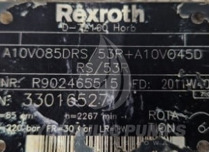 Pompa hydrauliczna tłoczkowa Rexroth R902465515 AL A10V O 85 DRS /53R-VUC12K04 -S2374