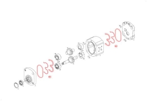 Pompa hydrauliczna zębata Bosch Rexroth 1517222788 1 517 222 788  1517 222 788   AZPF-11-011LCN20
