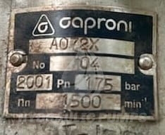 Pompy hydrauliczna zębata Caproni A072X  AO72X