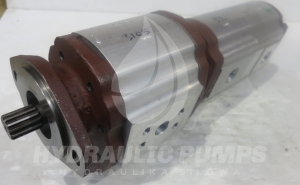 Pompa hydrauliczna zębata trzysekcyjna Parker 2PL1051PL0520PL015C  4044  190227H4144 4044J