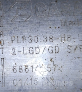 Pompa hydrauliczna zębata dwusekcyjna Casappa PLP30, 38-H8-LGF/GF/20.11,2-LGD/GDS/ES.L   PLP30.38-H8-LGF/GF/20.11,2-LGD/GDS/ES.L    PLP30.38-H8-LGF/GF/20.11.2-LGD/GDS/ES.L 68614257  