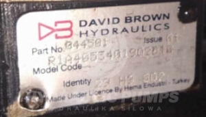 Pompa hydrauliczna zębata dwusekcyjna David Brown Hydreco 044501 R1A40534019Q2B1C 