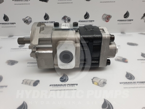 Pompa hydrauliczna zębata dwusekcyjna Kayaba KYB KFP2308-33CF  B5200-10513  KFP230833CF  B520010513