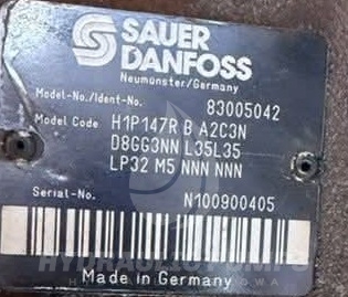 Pompa hydrauliczna tłoczkowa Sauer Danfoss 83005042 H1P147RDAA2C3ND8GG3NNL35L35LP32PNNNNNNN
