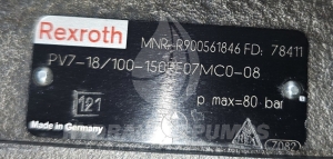 Pompa hydrauliczna łopatkowa Rexroth R900561846 PV7-1X/100-150RE07MC0-08  PV7-18/100-150RE07MC0-08  