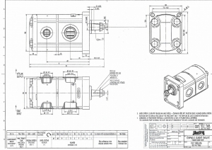 Pompa hydrauliczna zębata dwusekcyjna  Jihostroj  T3-31/6R-R1C1-SG05G04/G03G03-N