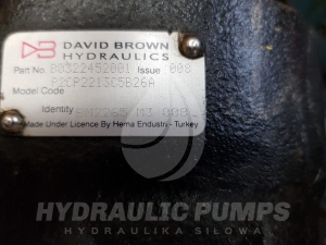 Pompa hydrauliczna zębata Hydreco David Brown B0322452001  P2CP2213C5B26A  