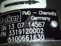 Pompa hydrauliczna zębata dwusekcyjna Parker 3319120002 P5B293BEEJ07-96*AB06-1 5100661630