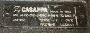 Pompa hydrauliczna tłoczkowa Casappa MVP 48.45D-5RS5-LME/MC-N-RN-E (70/3000) (PLT)    65101056