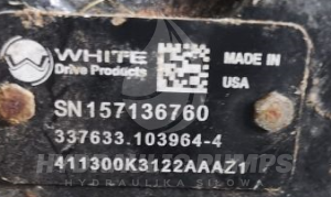 Silnik hydrauliczny White Drive Products  411-300-K31-22-AAAZ1   411300K3122AAAZ1 