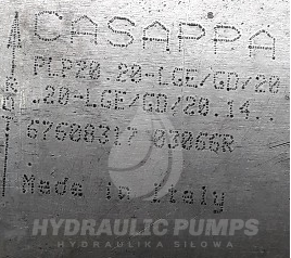 Komplet uszczelnień zestaw uszczelnień do pompy hydraulicznej pomp hydraulicznych trzysekcyjnych  Casappa 67608317   03066R  PLP20.20-LGE/GD/20.20-LGE/GD/20.14-LGE/GD S/FS-E