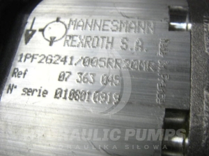 Pompa hydrauliczna zębata Bosch Rexroth 1PF2G2-41/008RR20MR    1PF2G2-4X/008RR20MR 
